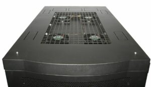 Exhaust Fan to effectively extract Hot air from Server Rack to maintain Equipment Temperatures. 