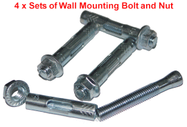 Wall Mounting Bolt and Nuts