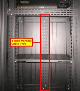 4-inch Vertical Cable Tray
