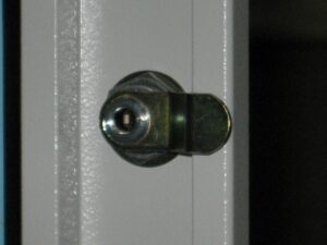 Cam Lock on Front Door (Inside)