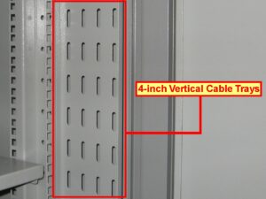 4-inch Vertical Cable Trays 