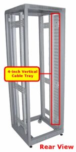 4-inch Vertical Cable Tray