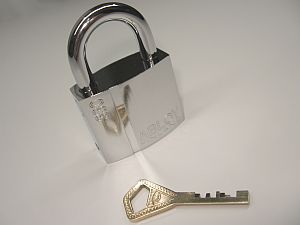 Abloy Padlock with Key