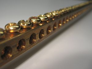 Copper Earth Bar (1000mm)