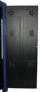 Fan Mounted Louver Rear Door (Internal View) assist air circulation in racks with many equipments to maintain temperature levels 